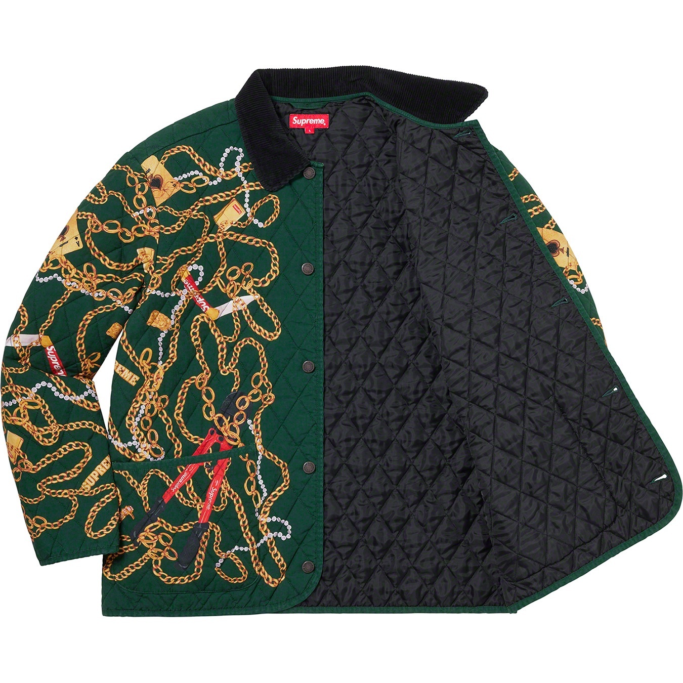 Chains Quilted Jacket view 14